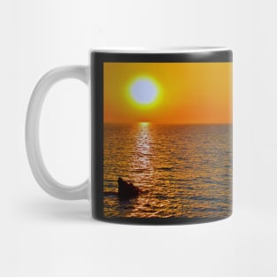 Greece. Mykonos. Sunset. Mug